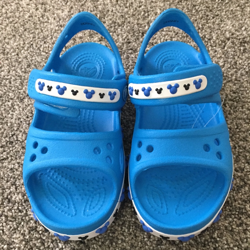 CROCS Crocband II Mickey Sandal (Toddler Size 10)